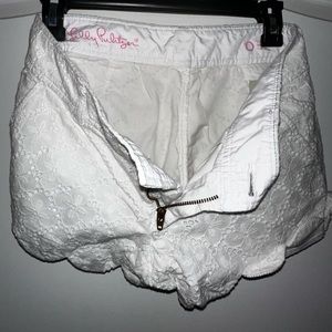 White Lilly Pulitzer shorts
